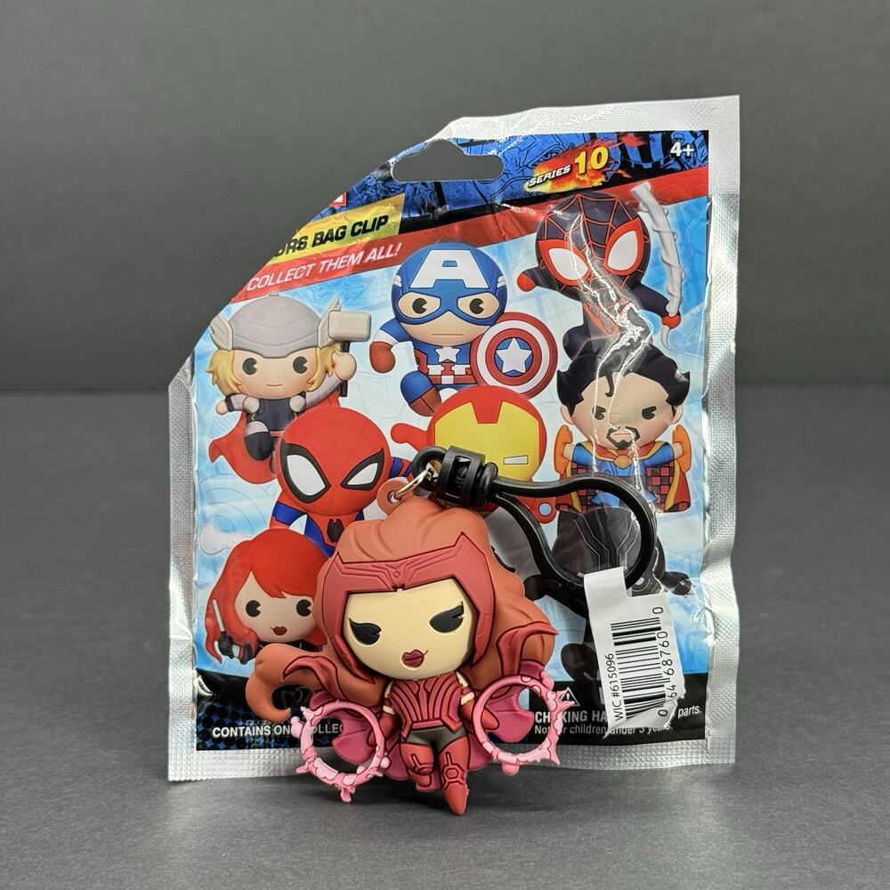 2026 Marvel Vinyl Collectors Bag Clip Keychain Scarlet Witch Exclusive Chase